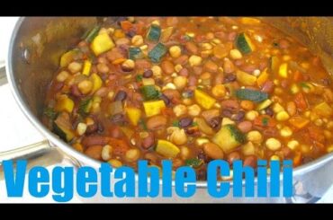 Vegetable Chili - 100% Vegetarian Chili Recipe - PoorMansGourmet