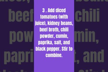 "Fire Up Your Taste Buds: Our Mouthwatering Beef Chili Recipe Will Impress Everyone"