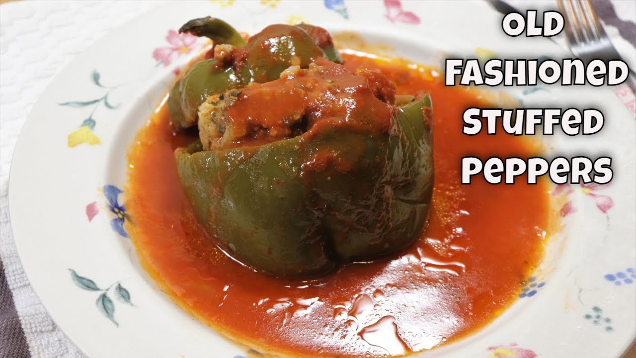 Old Fashioned Stuffed Peppers | Easy Stuffed Pepper Recipe | MOLCS Easy ...
