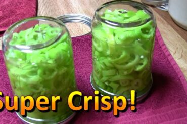 Easy crisp and crunchy PICKLED PEPPERS recipe | Canning banana peppers