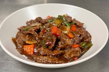 Black pepper Beef recipe || beef black pepper recipe || beef pepper steak #beefrecipe