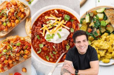 high protein vegan meals (soy-free options)