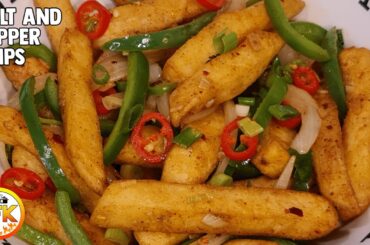 Salt and Pepper Chips - FAMOUS Chinese Takeaway Recipe | Salt And Chilli Chips | Chinese takeaway