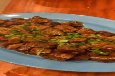 Incredible Garlic Ribeye Steak Bites with Spicy Thai Chili Sauce!  Please go and try it!