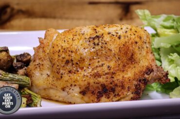 Lemon Pepper Chicken Thighs - Air Fryer Recipes - Ninja Foodi XL Pro Air Oven