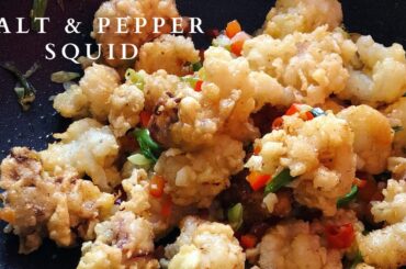 Chinese Salt and Pepper Squid | Fried Calamari Recipe | ASMR