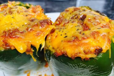 How To Make Stuffed Bell Peppers With Ground Beef | EASY Recipe!