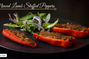 Minced Lamb Stuffed Bullhorn's Pepper- Recipe by Foodie's Hut #0154