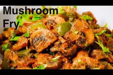BLACK PEPPER MUSHROOM FRY | EASY MUSHROOM RECIPE (INDIAN STYLE)