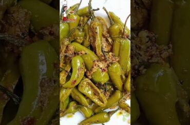 Dahi Achari Mirch | Instant Green Chili Recipe | #shorts #viral #harimirchi