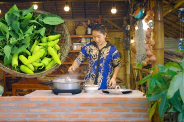 Green Chili Pepper in my house is Enough for my recipe, Cook whole Chili | Sros Yummy Cooking Vlogs