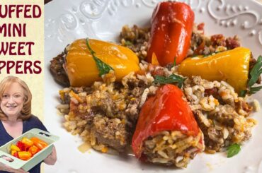 STUFFED MINI SWEET PEPPERS Recipe | Stuffed Pepper Recipe | Great for Dinner or an Appetizer