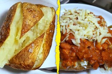 I made JACKET POTATOES for dinner | Baked Potato Recipe