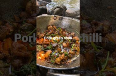 Pork green chilli recipe #shorts #cooking #recipe #pork