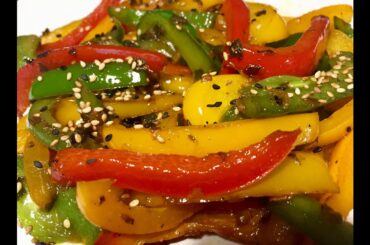 Stir fry with bell peppers