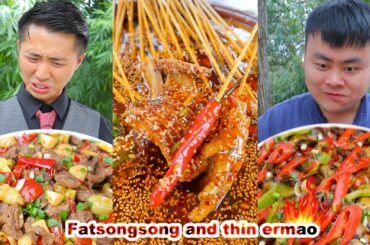 mukbang | food recipes | Chilli Sauce | Chili Chicken | songsong and ermao | Collection 1
