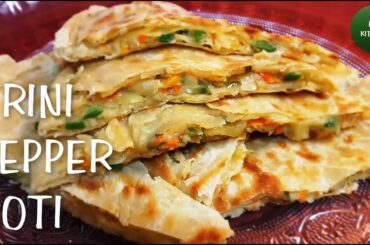PEPPER ROTI | How to Make Pepper Roti | Trini Food Recipe