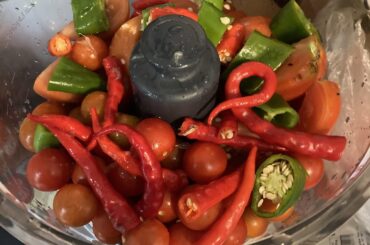 Made my first salsa entirely from ingredients I grew in my garden, I'm super proud of it!