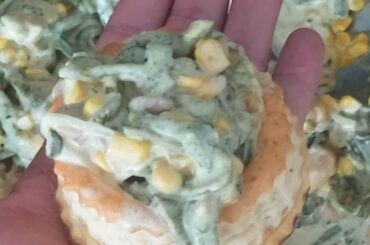 Volovanes de rajas con crema