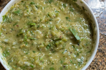 My first salsa verde.