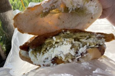 Torta de chilaquiles y milanesa, La Condesa, CDMX