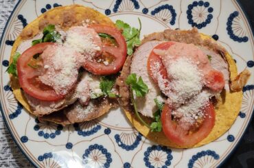 Pork Tenderloin Tostada
