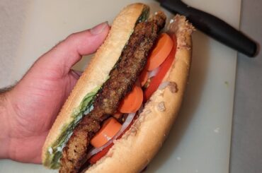 Una tortita de milanesa