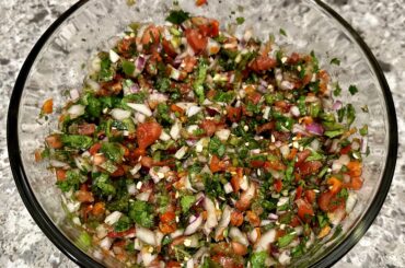 Spicy Red Habanero and Serrano Pico de Gallo