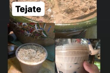 Tejate and a cold chocolate drink. Pretty sure Mexico ruined chocolate for me in the states?