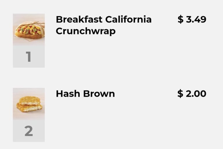 The original Taco Bell menu from the 1960s Chili Chili