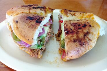 Torta de Cochinita Pibil.