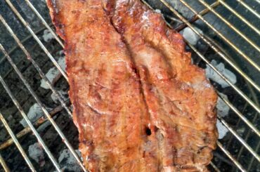 Arrachera on the grill!