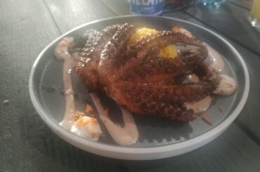 Pulpo zarandeado