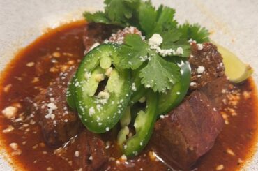 Not sure if this counts as Mexican but I made chili with leftover prime rib from Christmas Eve