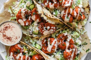 Chipotle Lime Shrimp Tacos with Chipotle Lime Sauce