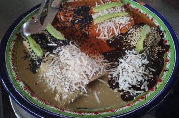 MOLE POBLANO, PIPIAN VERDE Y ROJO