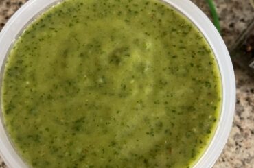 avocado salsa I made- trying to expose my Georgian friends to Mexican food!