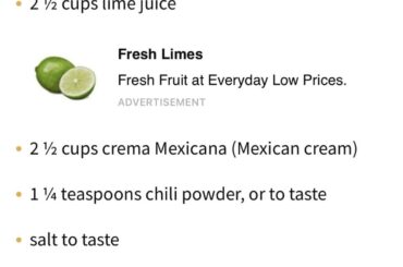 Recipe for elote