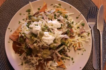 After Christmas Turkey Chilaquiles
