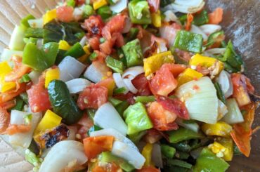 Hot And Chunky roasted veggie salsa