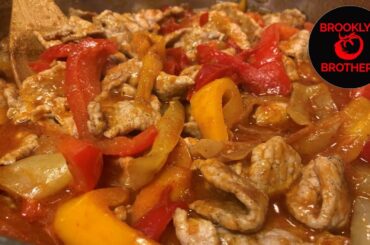 Mother Teresa’s Veal & Peppers - Excellent Veal Recipe!