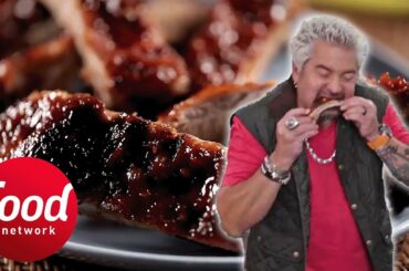 Guy Loves These Mouthwatering Hot Chili Crisp Baby Back Ribs | Guy's Ranch Kitchen