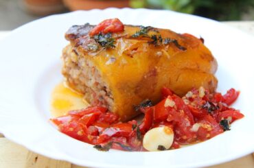 Nonna's Stuffed Peppers Recipe - Laura Vitale - Laura in the Kitchen Episode 634