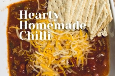 Hearty Homestyle Chili Recipe  #chilli recipe #chunky chilli