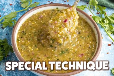 Creamy Tomatillo Sauce - Patty's Favorite Salsa Verde