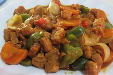 EASY Pepper SOYA CHUNKS recipe - Xtra Special Meal Idea - Trinidad|Caribbean cooking