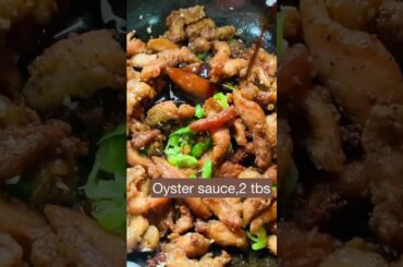 Chicken chilli dry recipe | restaurant style #viral #short