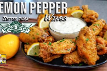 Easy Lemon Pepper Wings Recipe | Wingstop Copycat