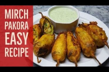 Mirch Pakora Recipe By Zymal's Kitchen | Chili Fritters | Hari Mirch Pakora | Pakora Recipe