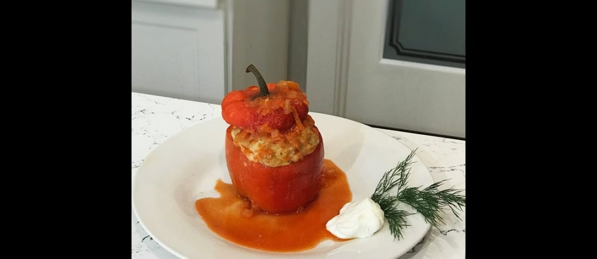 Stuffed Bell Peppers Russian Style- The Best Stuffed Bell Pepper Recipe- Stuffed Bell Peppers